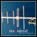 China manufacture 5 unit low frequency 470-860mhz Yagi antenna